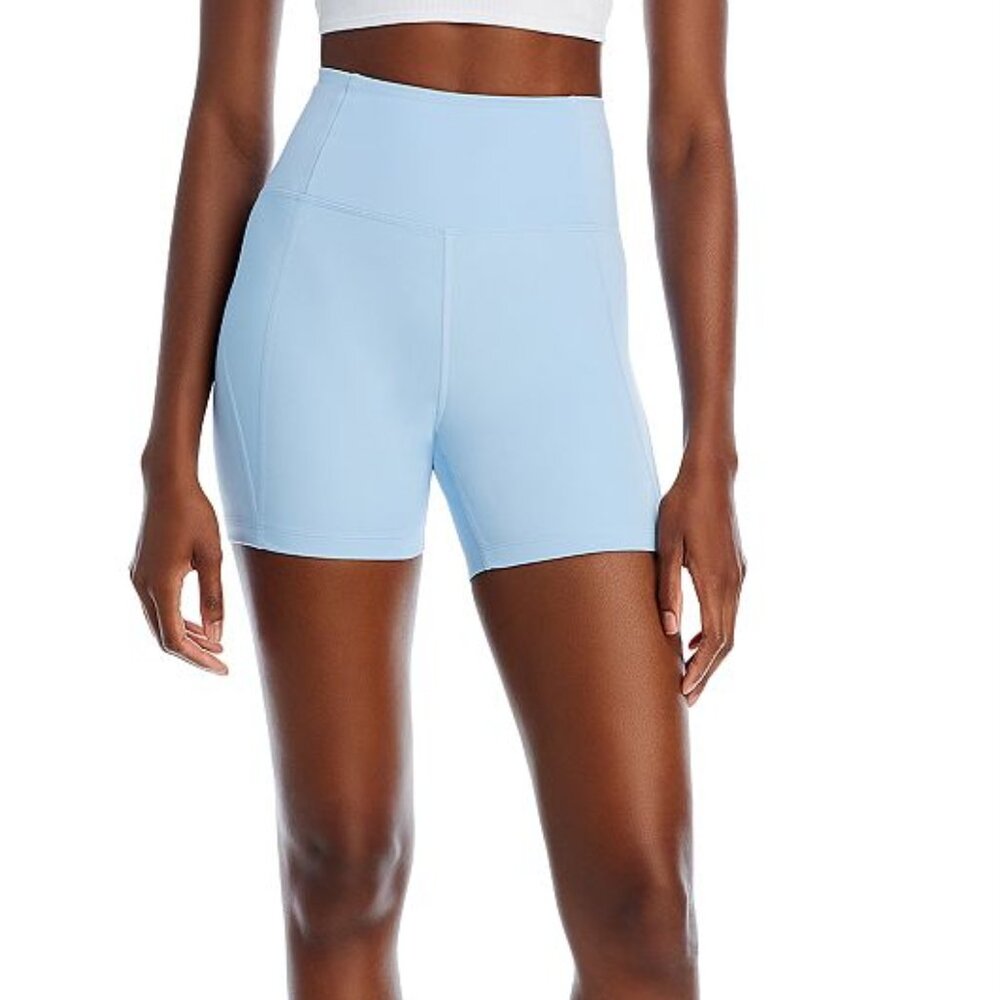 Girlfriend Collective Light Blue Athletic Shorts EUC